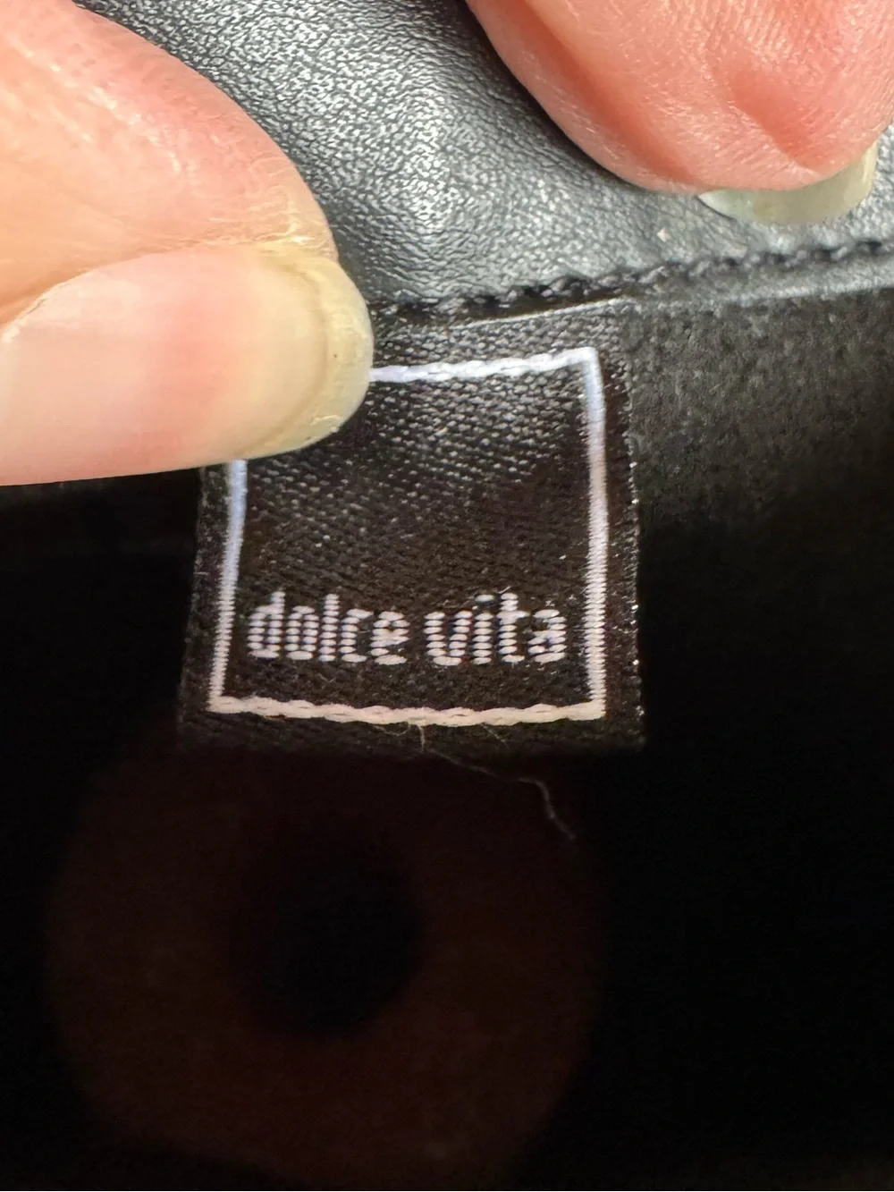Dolce Vita Black Knee High Leather Boots